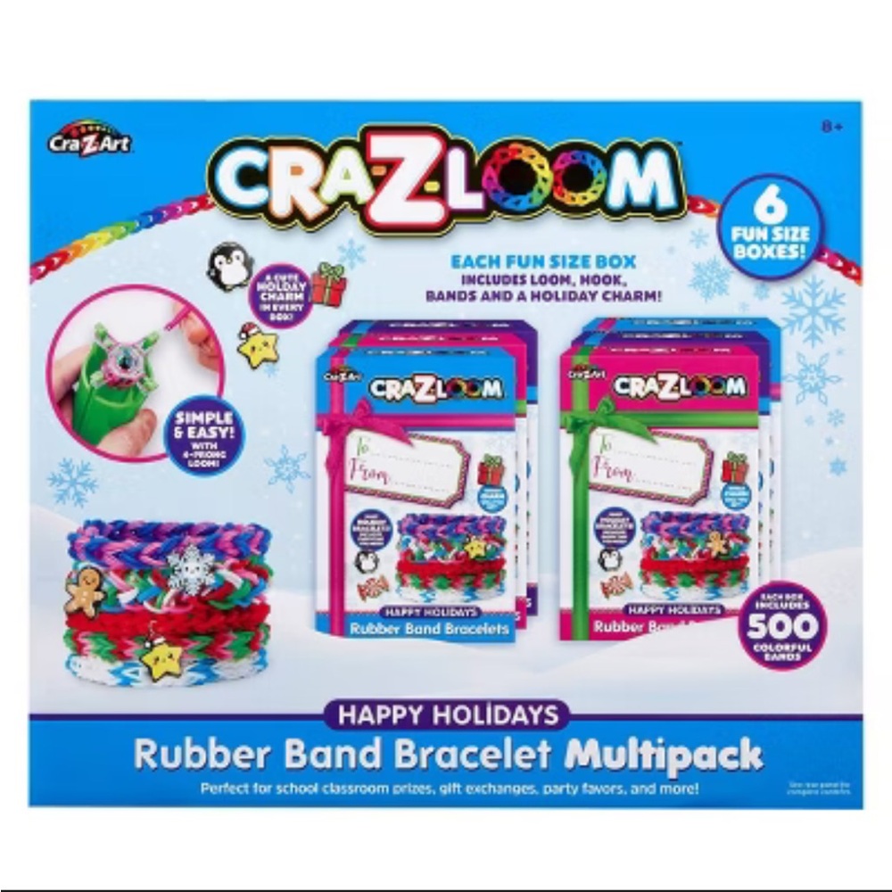 Cra-Z-Loom Rubber Band Bracelet Holiday Multipack - Multicolor